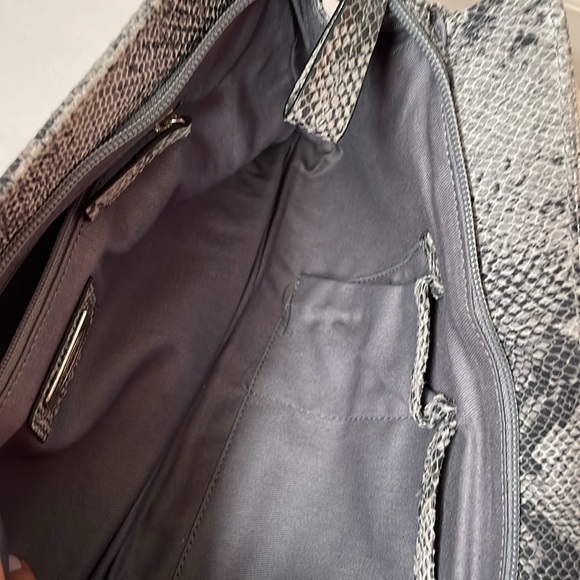 Like new Talbots clutch faux snakeskin date night bag - Picture 7 of 8